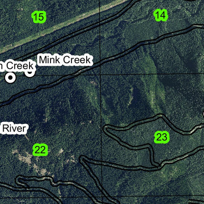 Devils Peak T10S R7E Township Map Preview 2