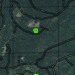 Idanha T10S R6E Township Map Preview 3