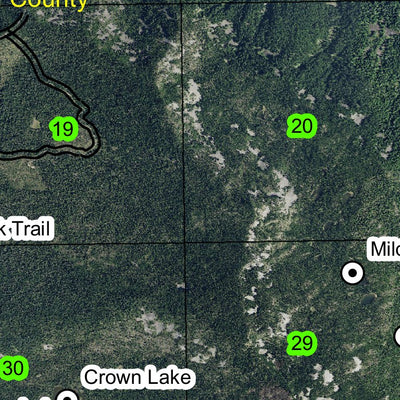 Olallie Lake T9S R8E Township Map Preview 3