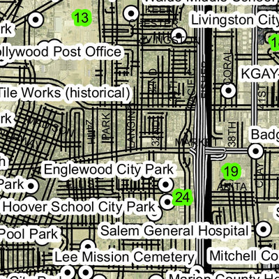 Salem T7S R3W Township Map Preview 2