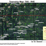 Silver King Mine T8S R4E Township Map Preview 1