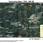 Olallie Meadow T8S R8.5E Township Map Preview 1