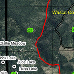 Olallie Meadow T8S R8.5E Township Map Preview 2