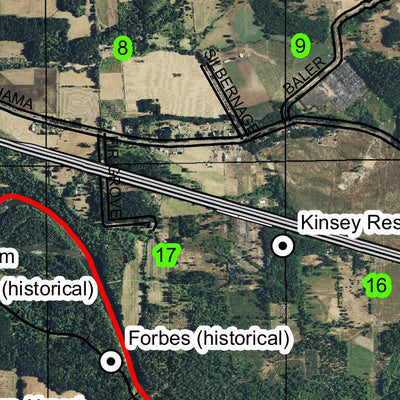 Stayton T9S R1W Township Map Preview 3