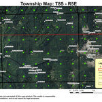 Whetstone T8S R5E Township Map Preview 1