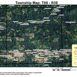 Mill City T9S R3E Township Map Preview 1