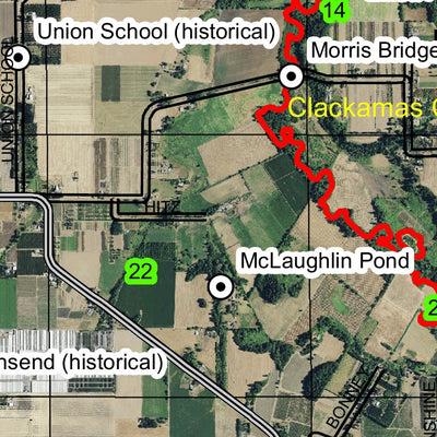 Woodburn T5S R1W Township Map Preview 2
