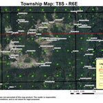 Big Slide Mountain T8S R6E Township Map Preview 1