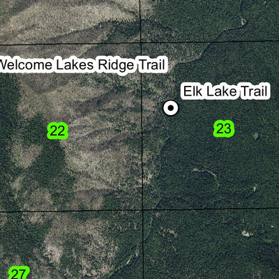 Big Slide Mountain T8S R6E Township Map Preview 2