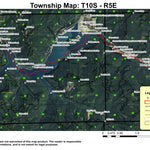 Detroit Lake T10S R5E Township Map Preview 1