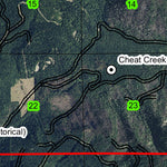 Whitewater Creek T10S R7E Township Map Preview 2