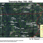 Fish Lake T8S R8E Township Map Preview 1