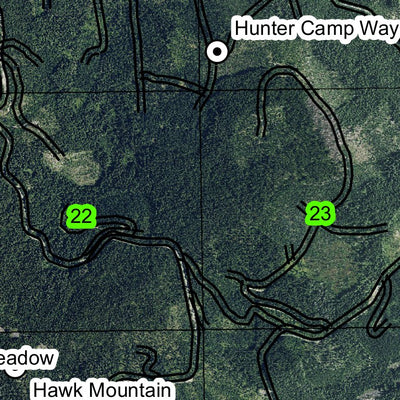 Hawk Mountain T8S R7E Township Map Preview 2