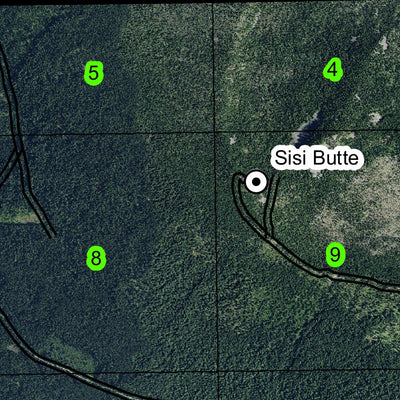 Hawk Mountain T8S R7E Township Map Preview 3
