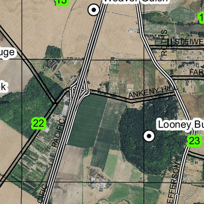 Looney Butte T9S R3W Township Map Preview 2