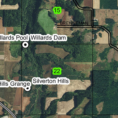 Silver Creek T7S R1E Township Map Preview 2