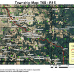 Scott Mills T6S R1E Township Map Preview 1