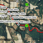 Scott Mills T6S R1E Township Map Preview 2