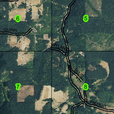 Scott Mills T6S R1E Township Map Preview 3