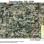 Aurora T4S R1W Township Map Preview 1