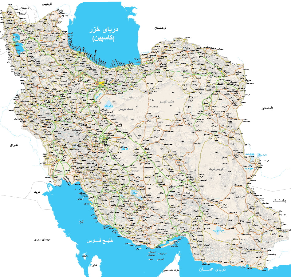 IranMap-Persian Language Map by geofars | Avenza Maps