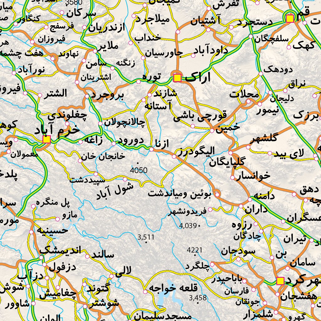 IranMap-Persian Language Map by geofars | Avenza Maps