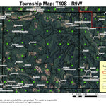 Chitwood T10S R9W Township Map Preview 1