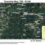 Depoe Bay T9S R11W Township Map Preview 1