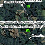 Cline Hill T11S R8W Township Map Preview 2