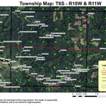 Lincon City T6S R10W & R11W Township Map Preview 1