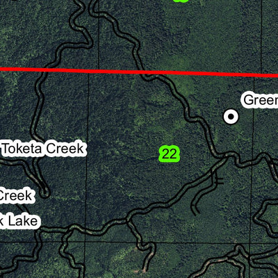 Lincon City T6S R10W & R11W Township Map Preview 2