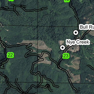 Fall Creek T13S R9W Township Map Preview 2
