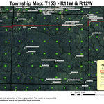 Fourmile Camp T15S R11W & R12WTownship Map Preview 1