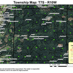 Lincon City T7S R10W Township Map Preview 1