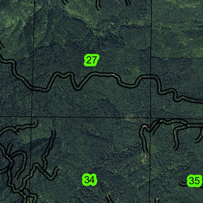 Lincon City T7S R10W Township Map Preview 3