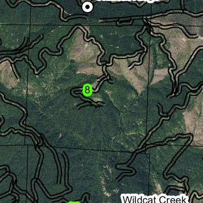 Little Eucre Mountain T9S R10W Township Map Preview 3