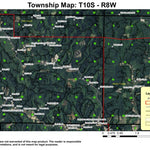 Nortons T10S R8W Township Map Preview 1
