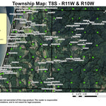 Siletz Bay T8S R10W & R11W Township Map Preview 1