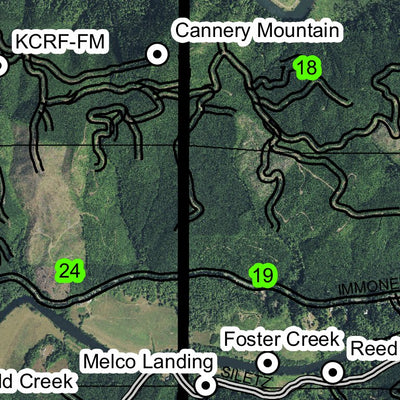 Siletz Bay T8S R10W & R11W Township Map Preview 2