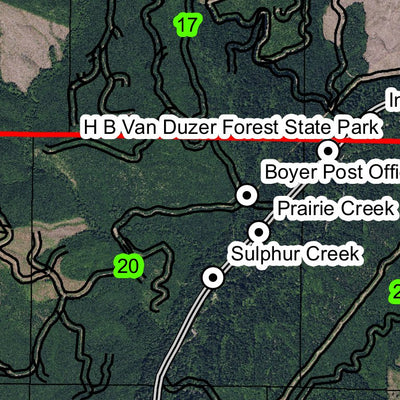 Little Salmon River T6S R9W Township Map Preview 2