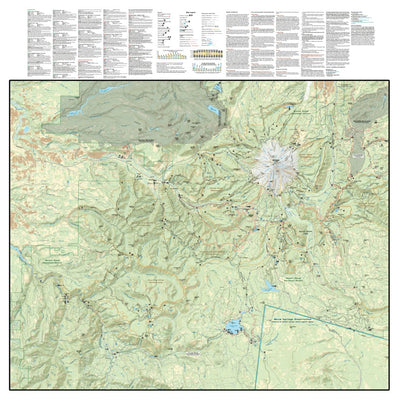 Mt. Hood Area, Oregon Trail Map Preview 1