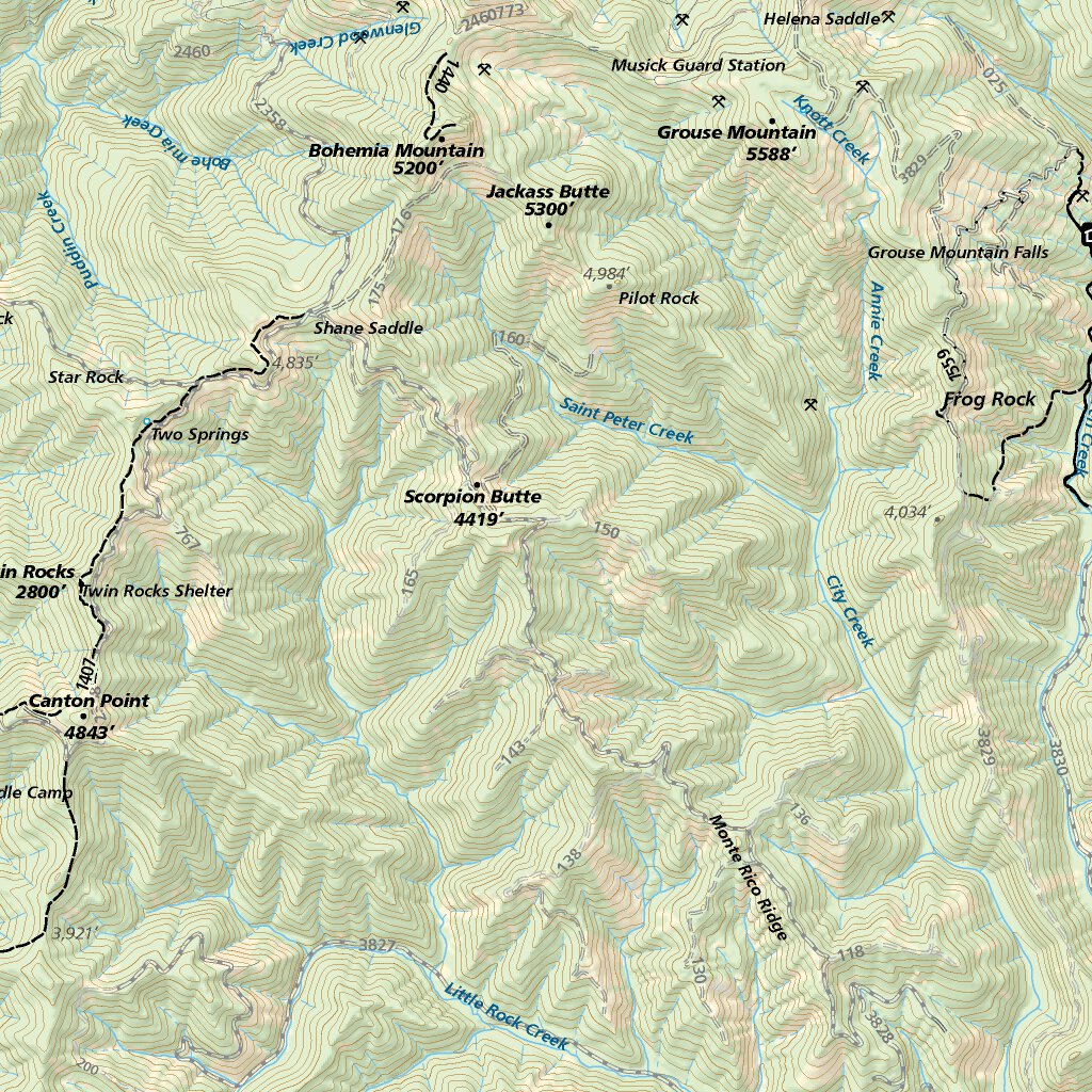 Oakridge, Oregon Trail Map by Adventure Maps, Inc. | Avenza Maps
