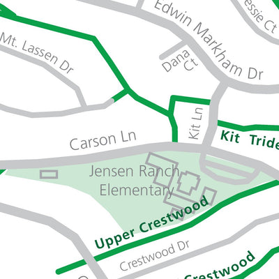 Palomares Hills Trail Map - Castro Valley - Hike California - Bike California Preview 3