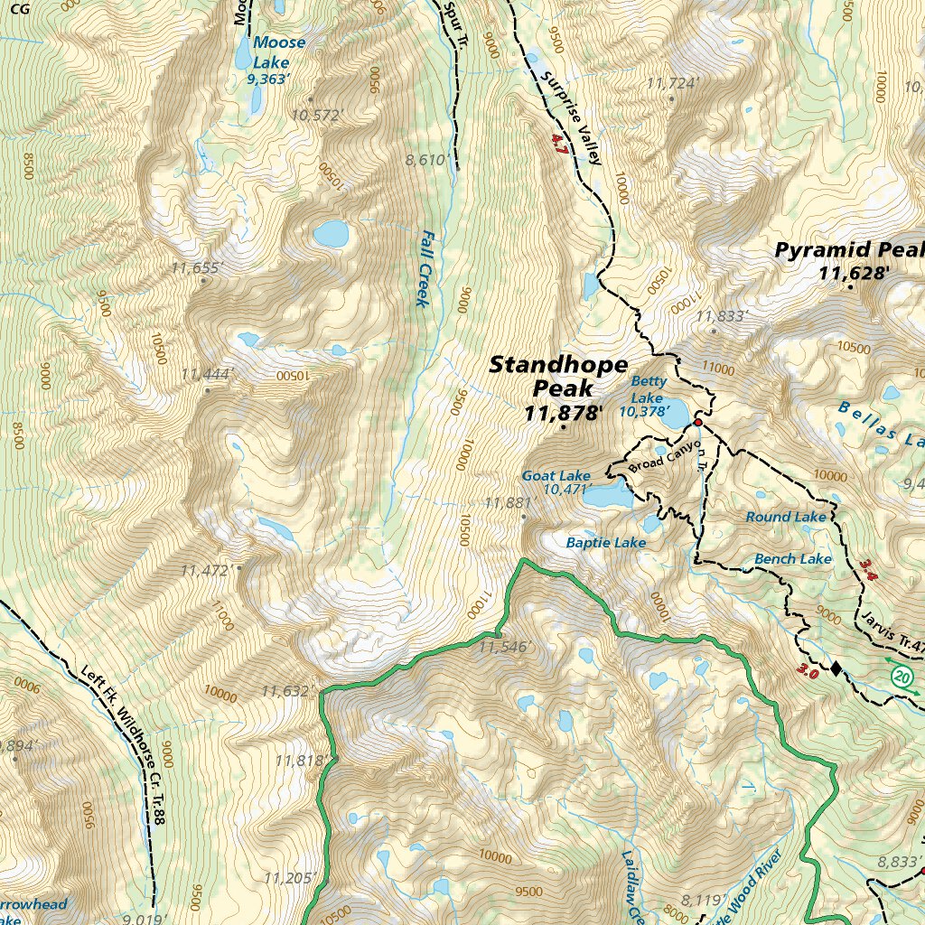 Hailey Map Sun Valley/Ketchum/Hailey, Idaho Trail Map by Adventure Maps, Inc ...