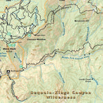 Sequoia - Kings Canyon National Parks, CA Trail Map Preview 2