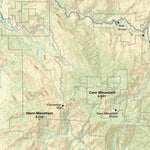 Sequoia - Kings Canyon National Parks, CA Trail Map Preview 3