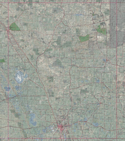 Getlost Map 7024 NARACOORTE Topographical Map V14 1:75,000 Preview 1