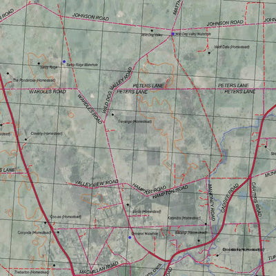 Getlost Map 7024 NARACOORTE Topographical Map V14 1:75,000 Preview 3