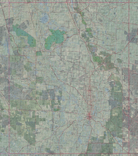 Getlost Map 7023 PENOLA Topographical Map V14 1:75,000 Preview 1