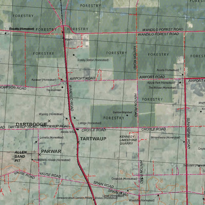 Getlost Map 7022 GAMBIER Topographical Map V14 1:75,000 Preview 2